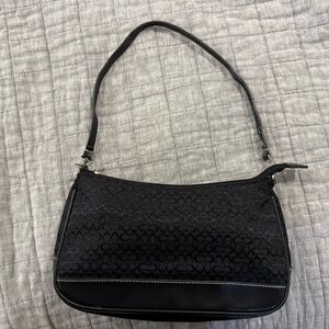 Vintage coach Black Shoulder Bag